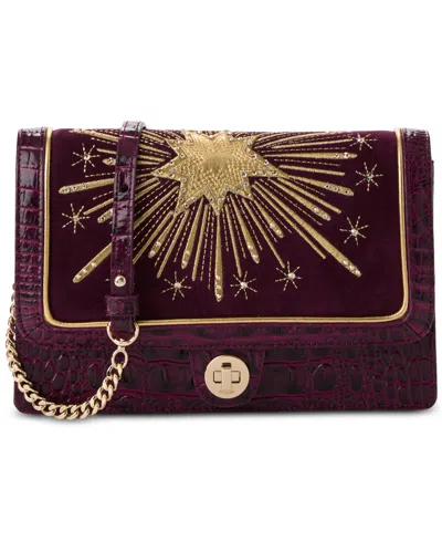 Brahmin Wendy Revel Small Leather Crossbody In Sugar Plum