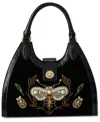 Brahmin Women's Adrian Black Attenborough Satchel Bag