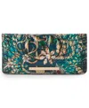 Brahmin Ady Croc Embossed Leather Wallet In Green