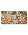 Brahmin Ady Melbourne Embossed Leather Wallet In Brown