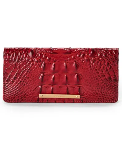 Brahmin Women's Ady Leather Wallet In Volcanic Red