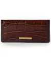 Brahmin Ady Zip Around Wallet In Brown