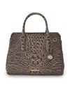 Brahmin Women's Finley Leather Large Satchel Bag In Brown