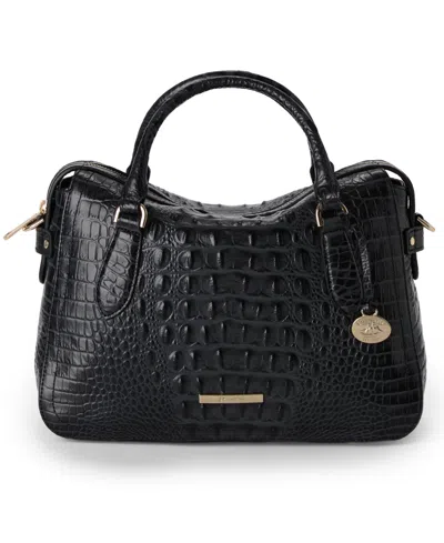 Brahmin Women's Micaela Alden Road Satchel Handbag In Black
