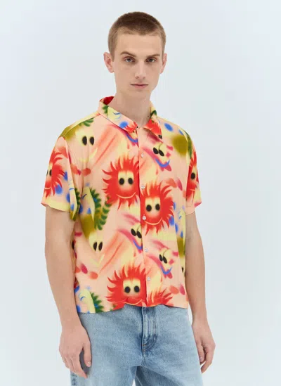 Brain Dead Alexis Short-sleeve Shirt In Multicolour