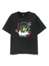Brain Dead Faded Black Alien Tractor T-shirt In Black