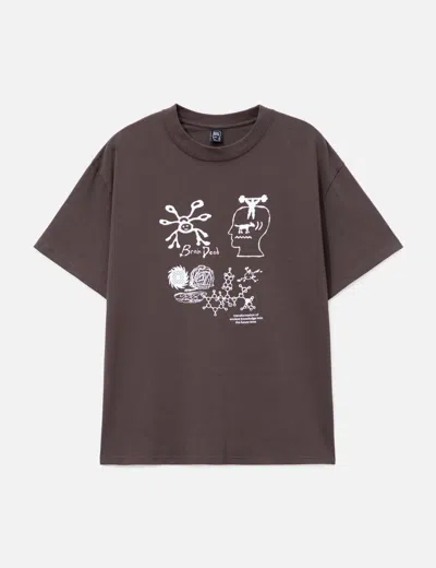 Brain Dead Ancient Knowledge T-shirt In Brown