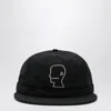 Brain Dead Extended Strap 6 Panel Logohead Hat In Black