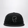 Brain Dead Extended Strap 6 Panel Logohead Hat In Black