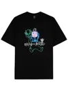 Brain Dead Crew Neck Graphic Print Short Sleeves T-shirt In Black