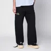 Brain Dead Black Cotton Trousers With Logo