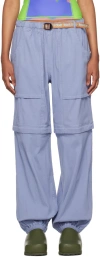 Brain Dead Blue Alpinist Trousers In Slate Blue
