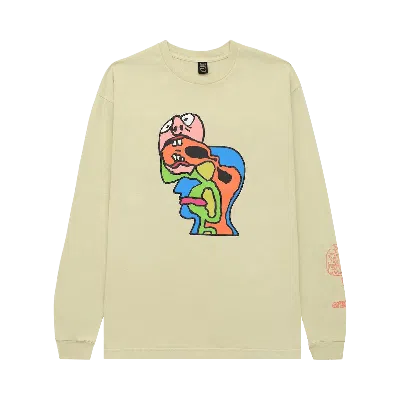 Pre-owned Brain Dead Brain Eater Longsleeve 'natural' In Green