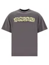 Brain Dead Graphic-print Cotton T-shirt In Grey