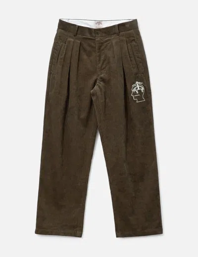 Brain Dead Brooks Brothers California Pleated Trouser In Brown