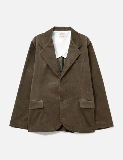 Brain Dead Brooks Brothers California Suit Jacket In Green