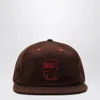 Brain Dead Logohead Six-panel Baseball Hat In Brown