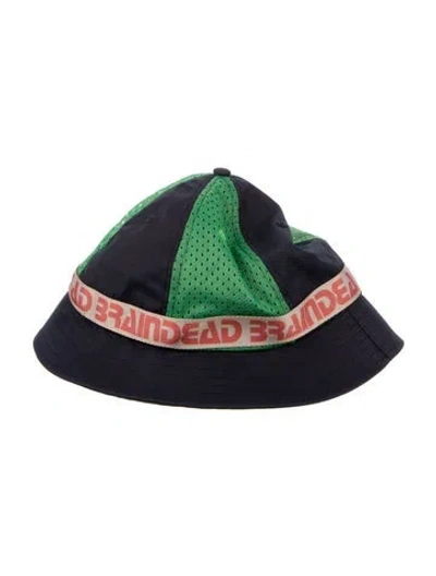 Pre-owned Brain Dead Bucket Hat In Blue