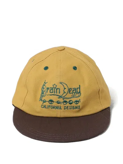 Brain Dead California Cap In Yellow