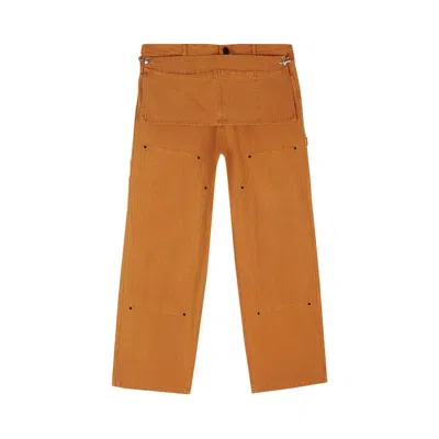Pre-owned Brain Dead Canvas Gardening Pant 'washed Duck Brown' | Men's Size M