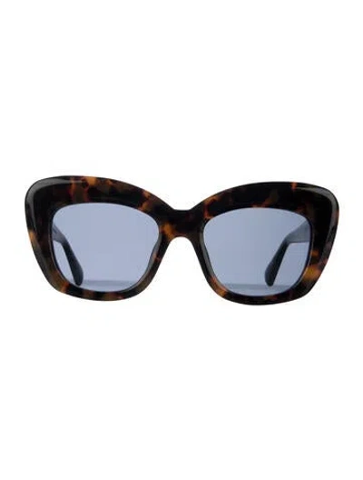 Pre-owned Brain Dead Cat-eye Tinted Sunglasses In Brown