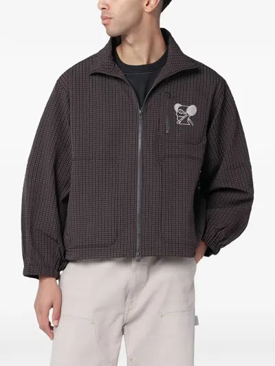 BRAIN DEAD CHECKED LIGHTWEIGHT JACKET