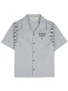 Brain Dead Cobra Bowling Shirt In Gray
