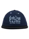 Brain Dead Cotton Hat Curved Brim In Blue