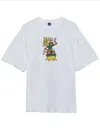 Brain Dead Crew Neck Graphic Print Short Sleeves T-shirt In White