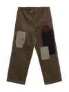 Brain Dead Cord Climber Patchwork Pants In Grey