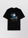 Brain Dead Crew Neck Graphic Print Short Sleeves T-shirt In Black
