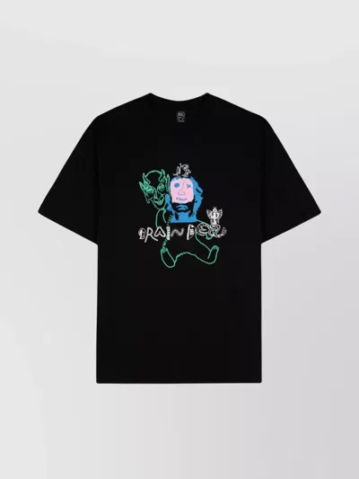 BRAIN DEAD CREW NECK GRAPHIC PRINT SHORT SLEEVES T-SHIRT