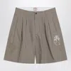 Brain Dead Desert Bermuda Shorts Brooks Brothers X In Gray