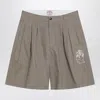 Brain Dead Desert Bermuda Shorts Brooks Brothers X  In Nude