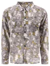 Brain Dead Distorted Heat Print Long-sleeved Shirt In Gray