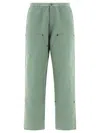 Brain Dead Double-knee Straight Pants In Green