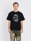 Brain Dead Earth Works Printed T-shirt In Black