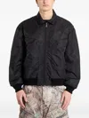 Brain Dead Embroidered Flight Jacket In Black