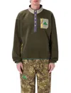 Brain Dead Logo-print Jacket In Green