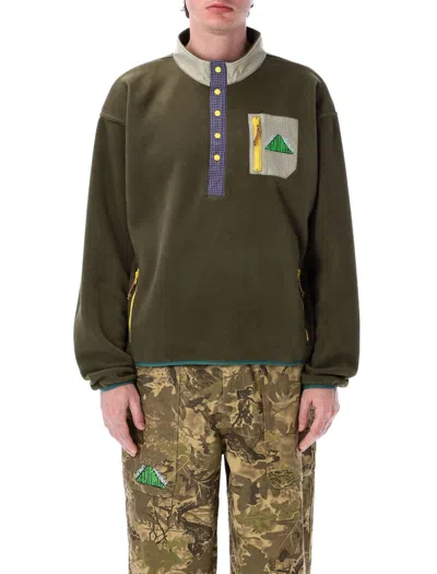 BRAIN DEAD BRAIN DEAD EQUIPMENT RIPSTOP PULLOVER FLEECE JACKET