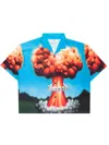 Brain Dead Explosion T-shirt In Blue