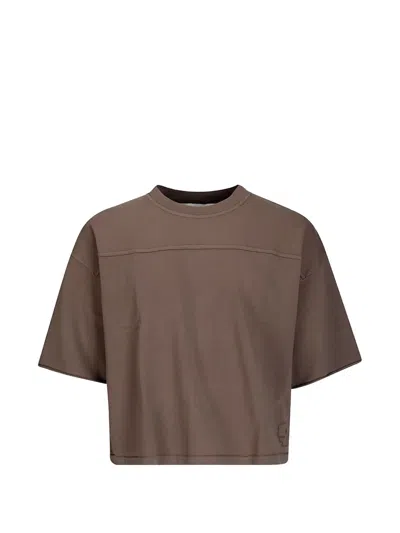 Brain Dead Football T-shirt In Brown