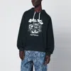 Brain Dead Graphic Print Hooded Sweatshirt And Pocket