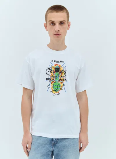 Brain Dead Future Sounds T-shirt In White