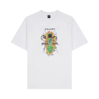 Pre-owned Brain Dead Future Sounds Tee 'white'
