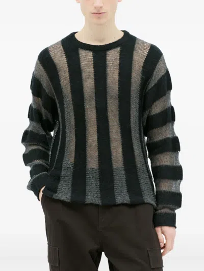 BRAIN DEAD FUZZY THREADBARE SWEATER