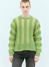 BRAIN DEAD FUZZY THREADBARE SWEATER