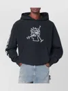Brain Dead Faded Black Neuro Free Association Sweatshirt In Black