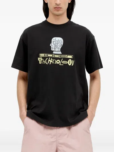 Brain Dead Graphic-print T-shirt In Black