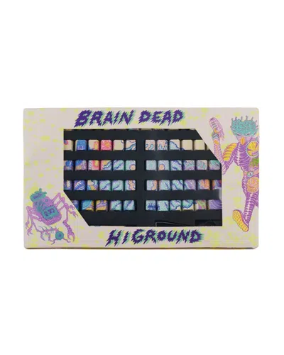 Pre-owned Brain Dead Higround  68 Keyboard Crawler Keycap Set In Blue